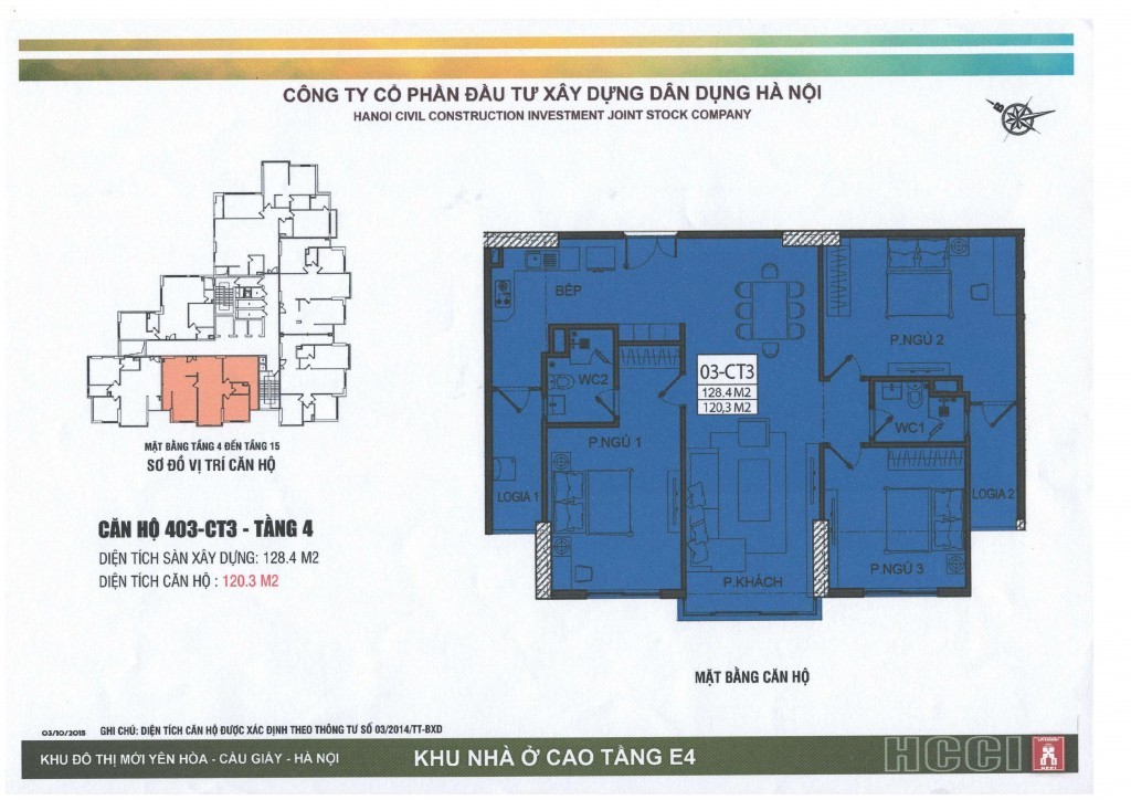 CT3 tầng 4 - 15 căn số 3