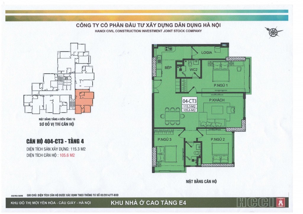 CT3 tầng 4 - 15 căn số 4