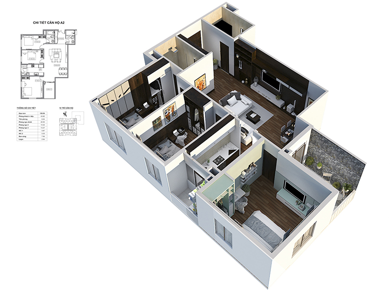 thiết kế căn hộ bid residence
