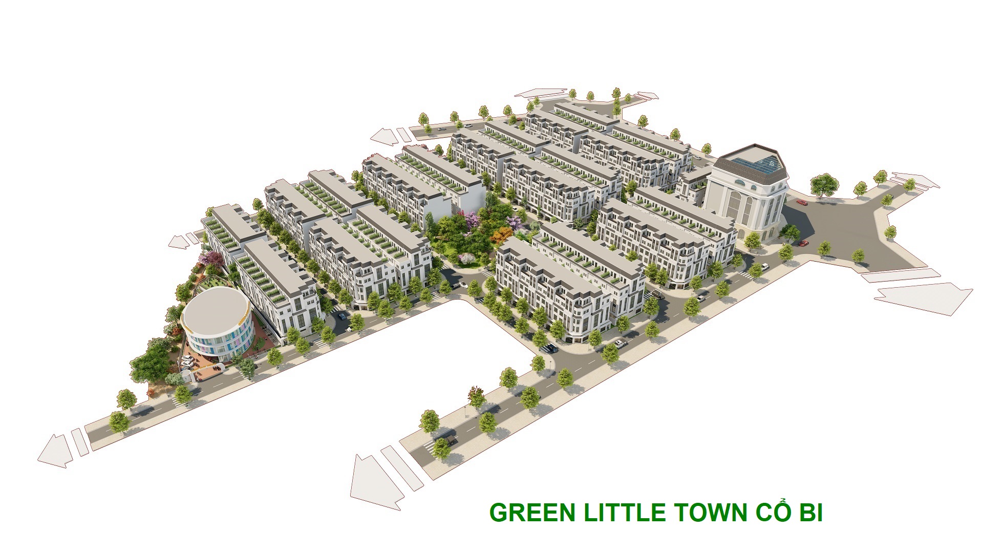 dự án green little town cổ bi