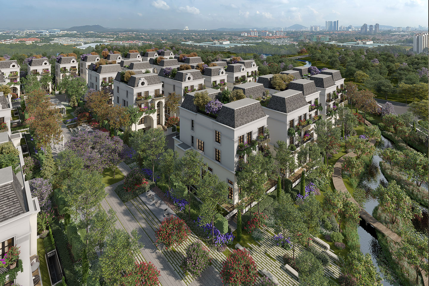 dự án biệt thự dự án le jardin garden villas parkcity hanoi