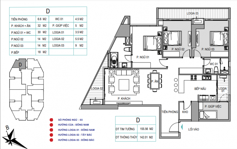 Discovery Skyline 302 Cầu Giấy - Bảng Giá Skyvilla, Penthouse Mới Nhất 2021