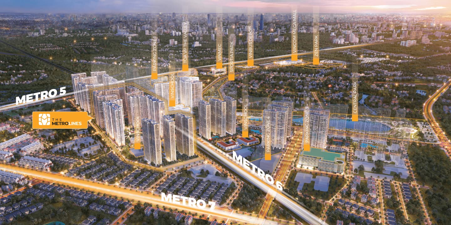 dự án the metrolines vinhomes smart city