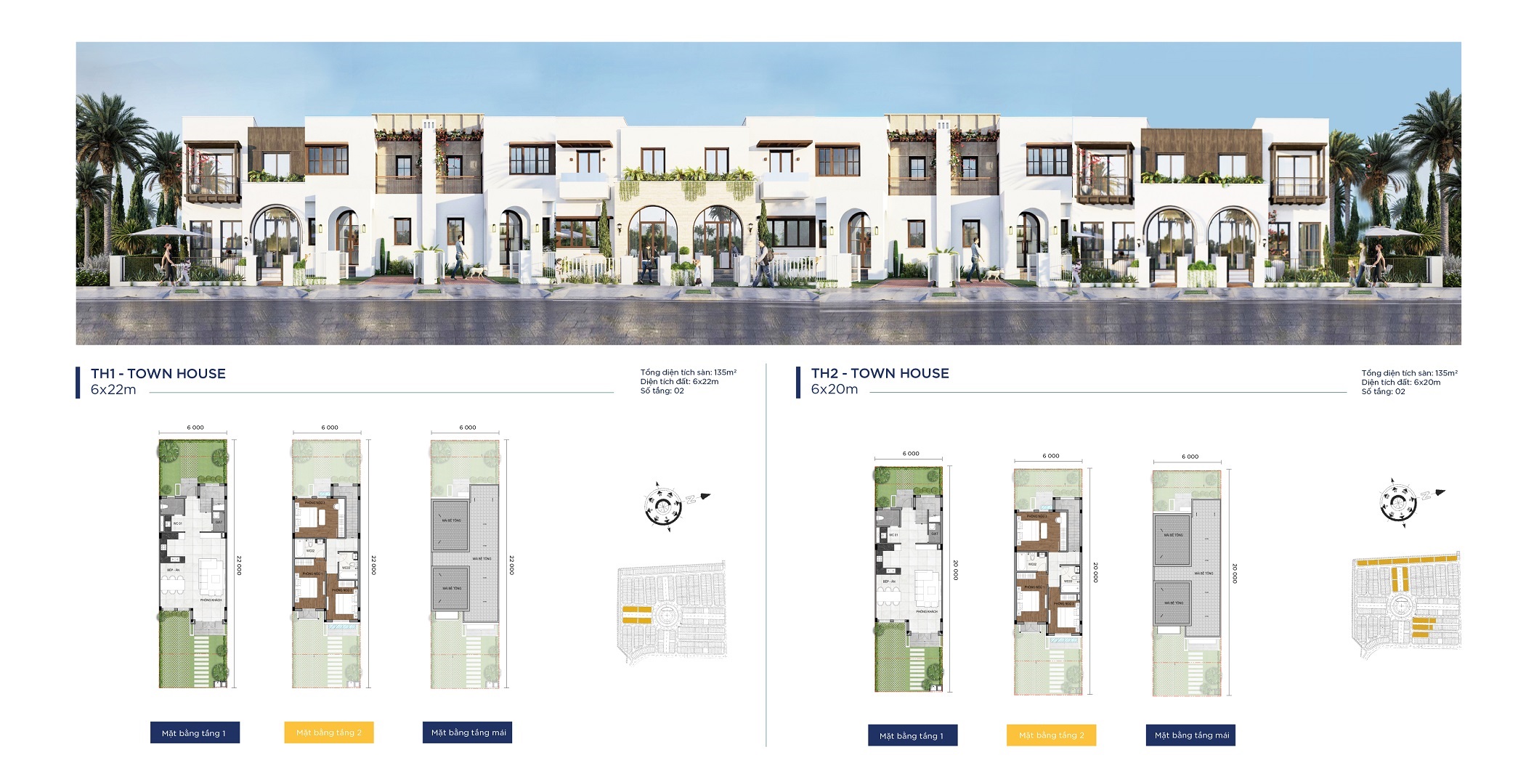 thiết kế townhouse dự án ocean residence novaworld phan thiết