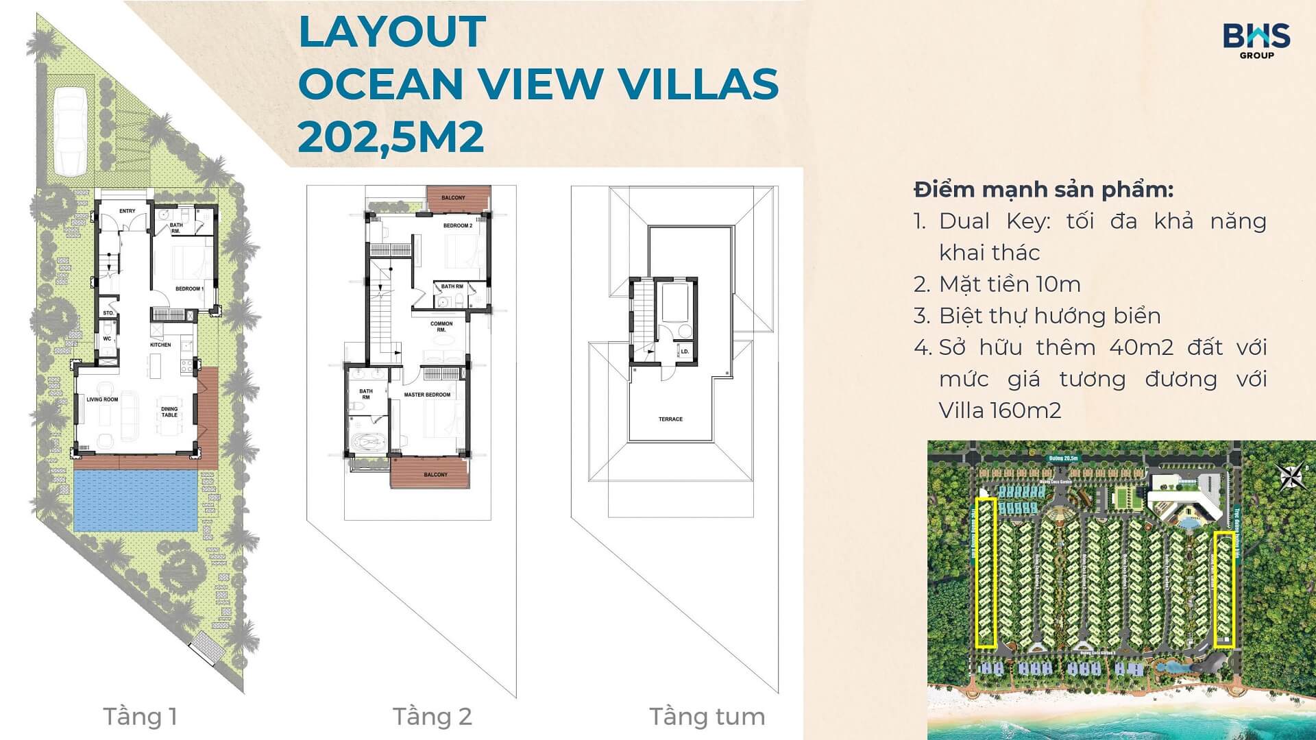 thiết kế ocean villas dự án wyndham garden sonasea vân đồn