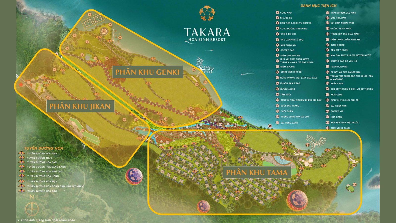 mặt bằng dự án takara hòa bình resort đà bắc