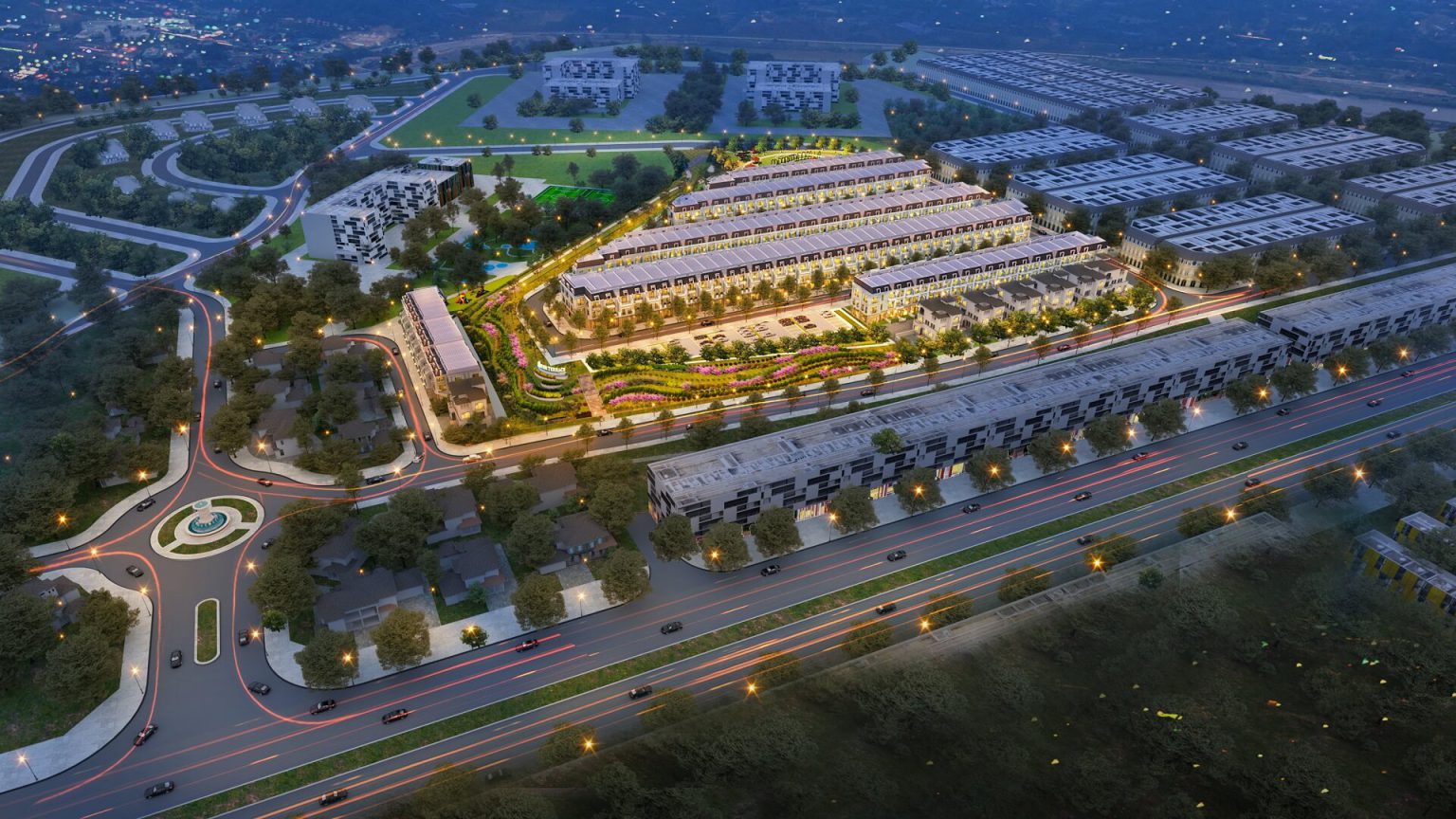phối cảnh dự án the terrace bắc cường lào cai