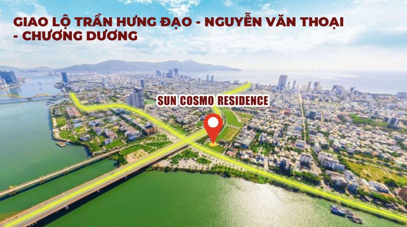 vị trí dự án sun cosmo residence đà nẵng