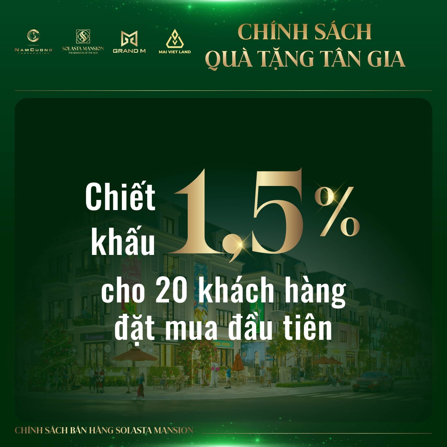 chính sách bán hàng dự án solasta mansion dương nội