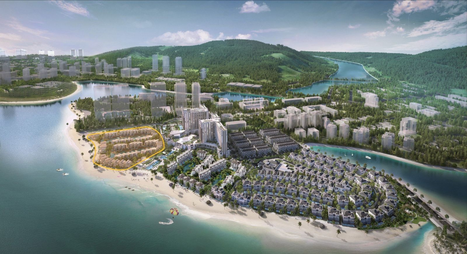 vị trí dự án lagoon residences grand bay hạ long