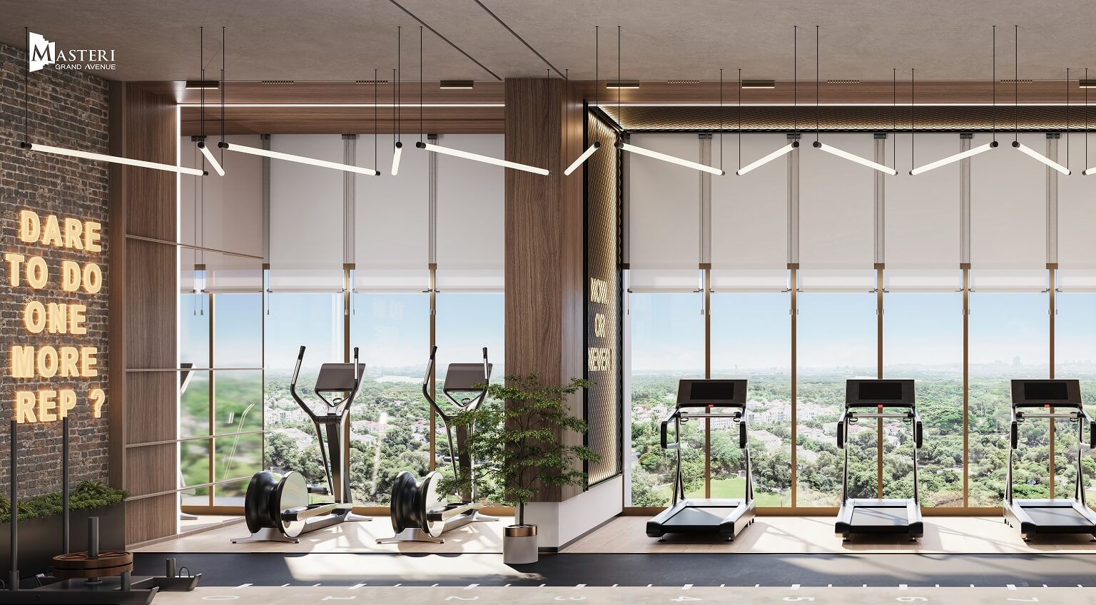 gym dự án masteri sky avenue cổ loa đông anh