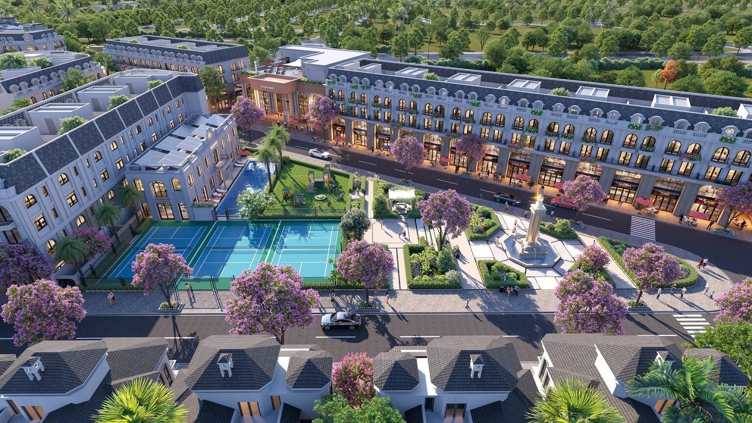 công viên trung tâm phổ yên city rise