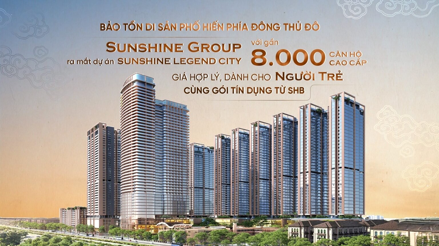 dự án sunshine legend city hưng yên