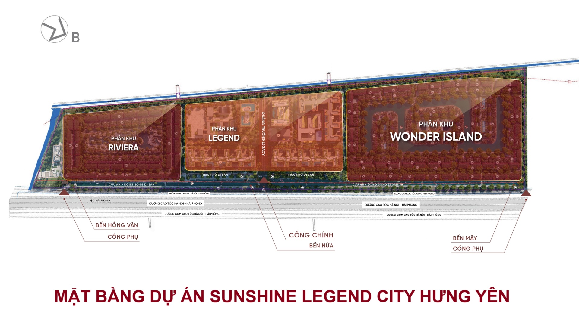mặt bằng dự án sunshine legend city văn giang