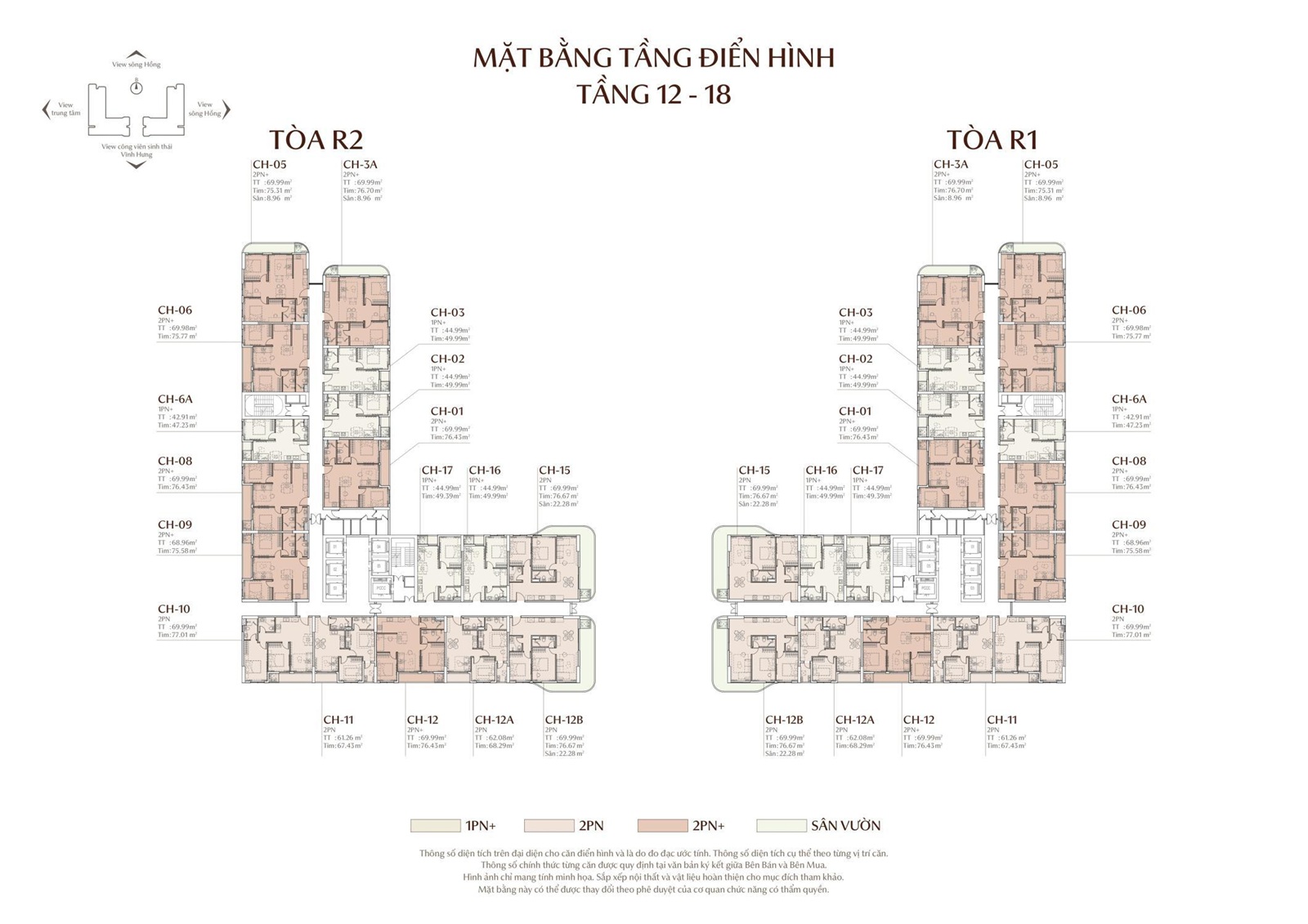 mặt bằng dự án rivea residences vĩnh hưng hoàng mai