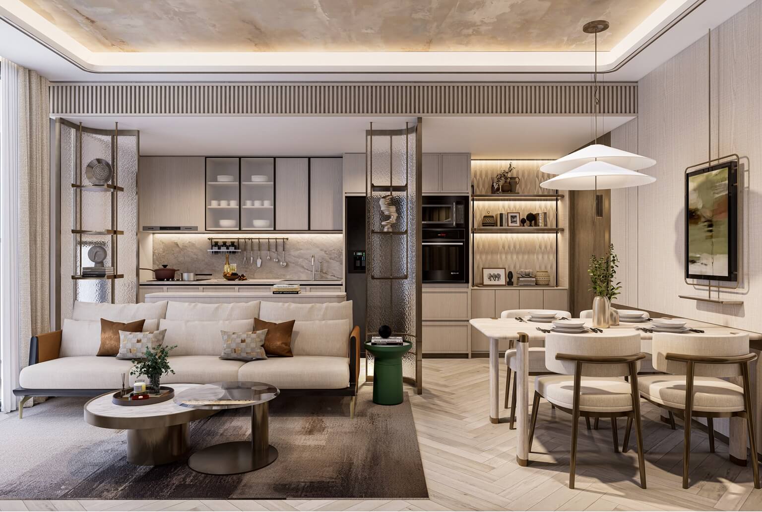 nội thất căn hộ rivea residences vĩnh hưng hoàng mai