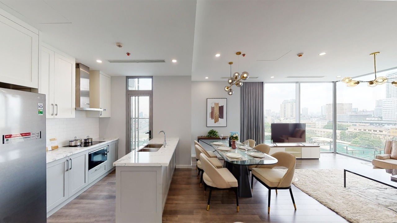 nội thất căn hộ parc regent hà đông