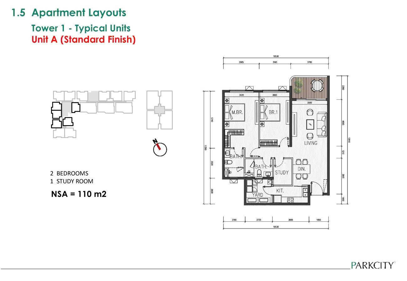 thiết kế căn hộ parc regent hà đông