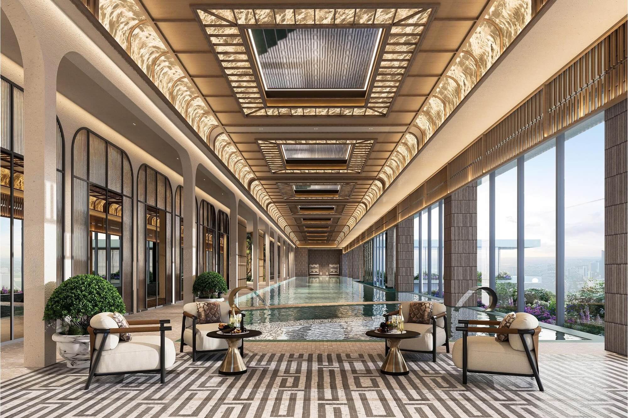 tiện ích dự án rivea residences vĩnh hưng hoàng mai