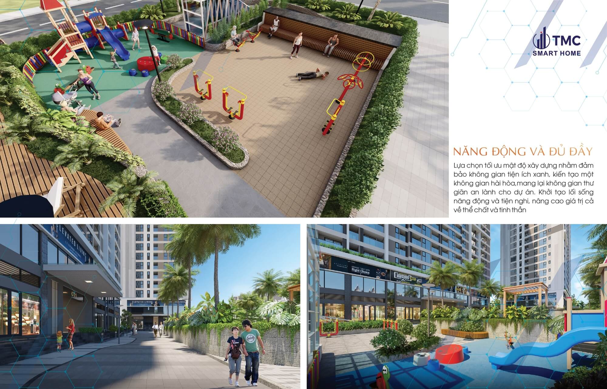 tiện ích dự án tmc smart home cổ nhuế