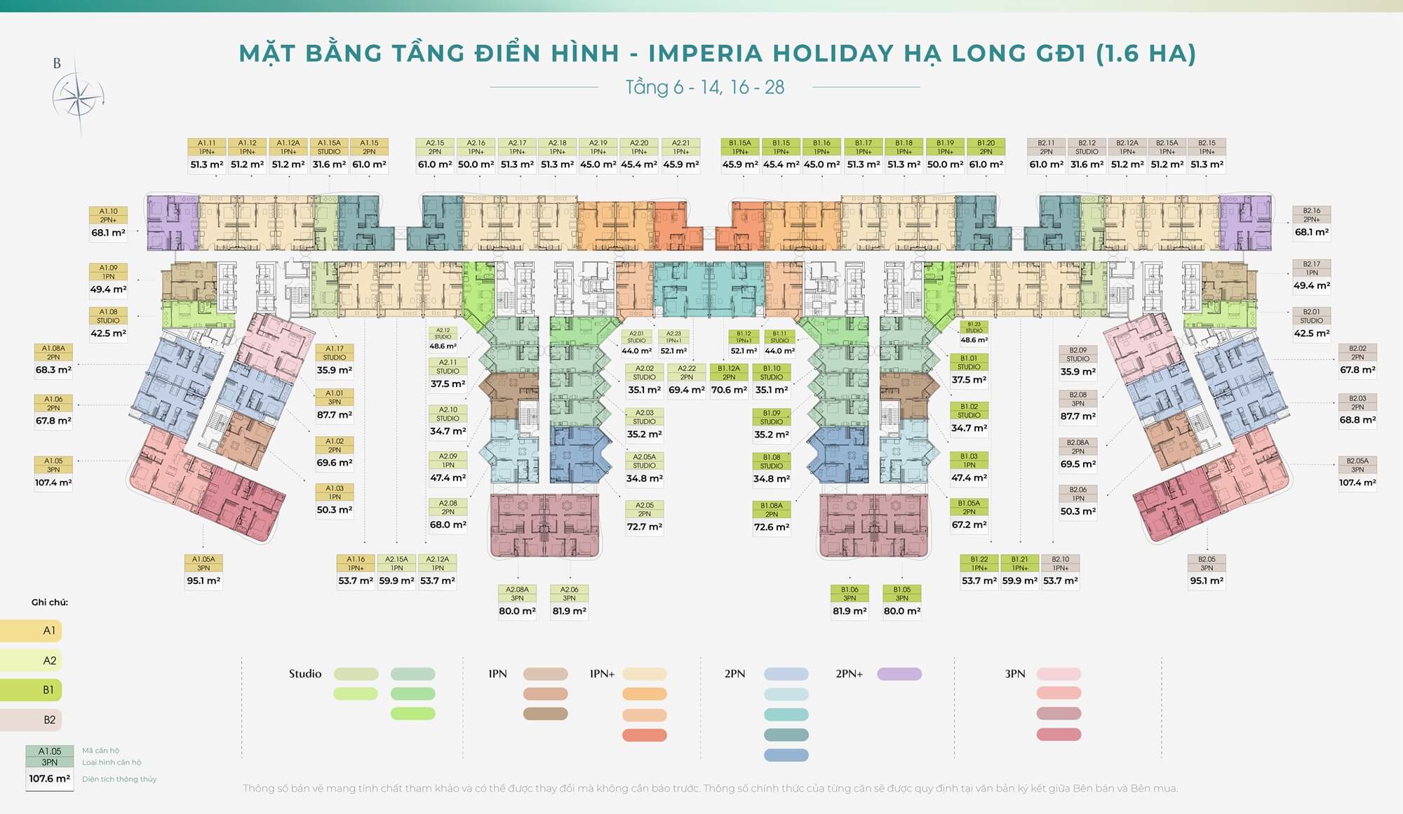mặt bằng dự án imperia holiday hạ long