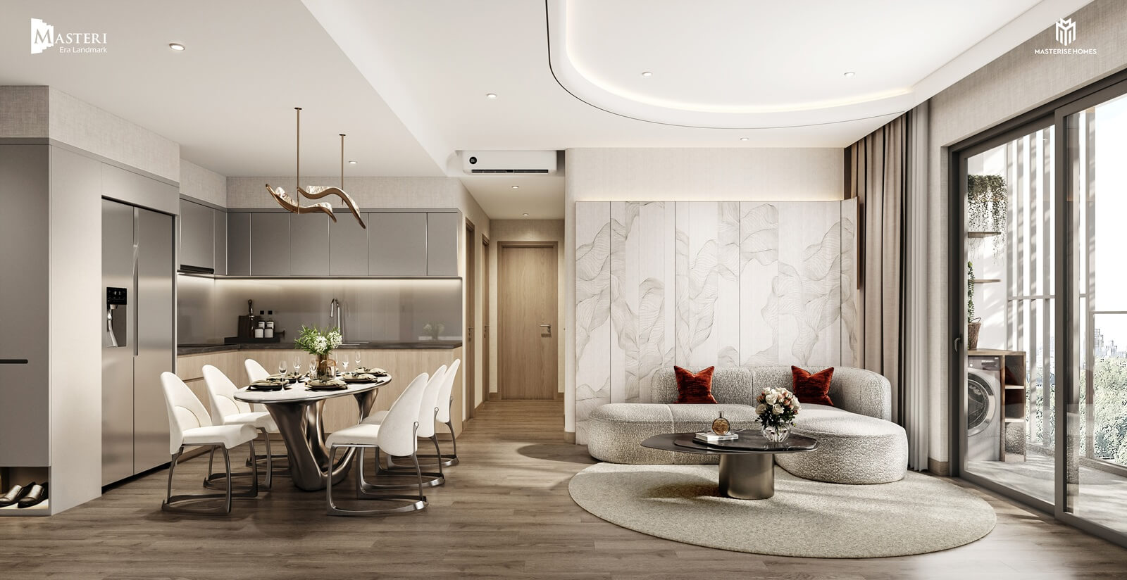 nội thất căn hộ masteri era landmark ocean park 3