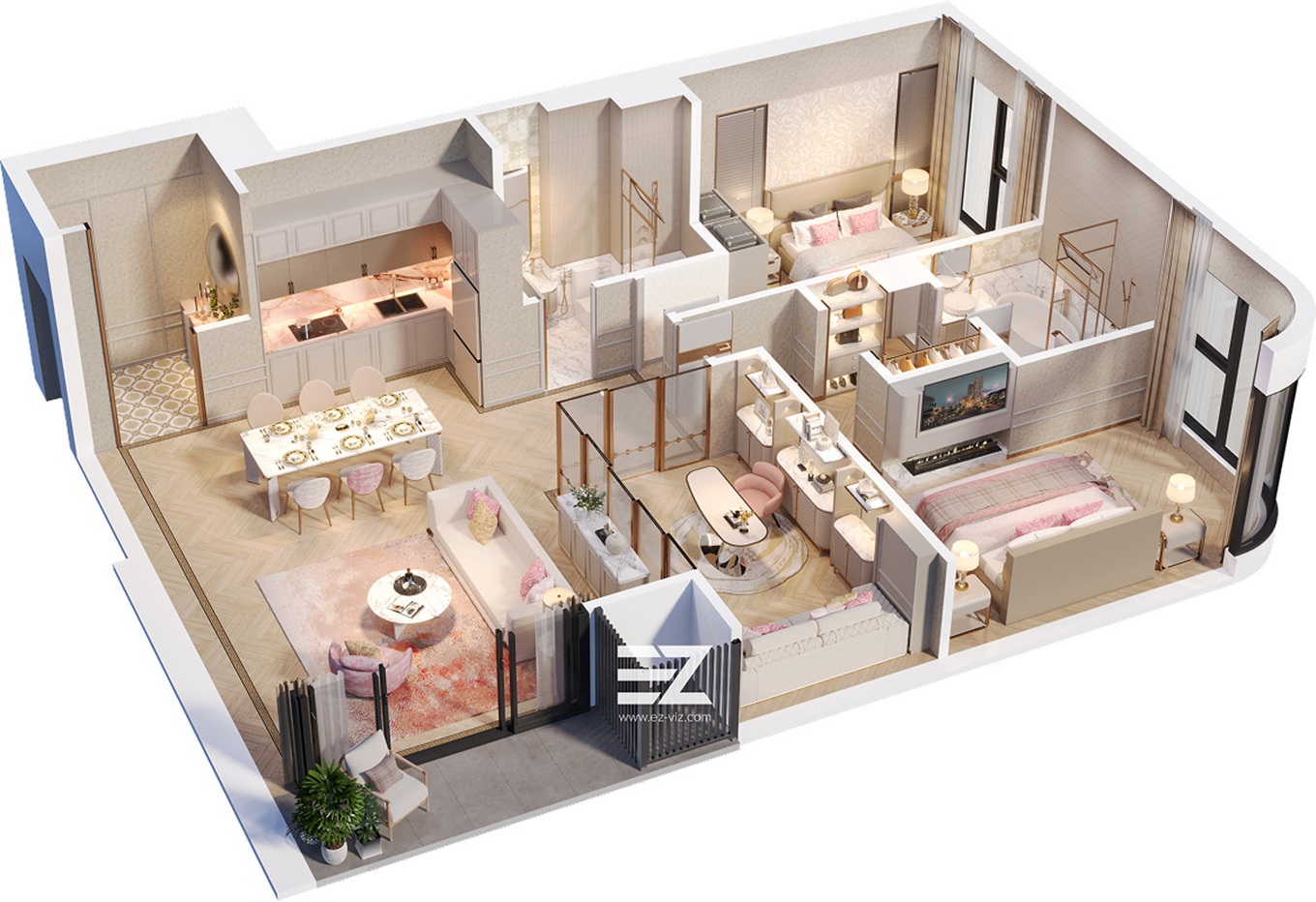 thiết kế căn hộ landmark 35 hạ long