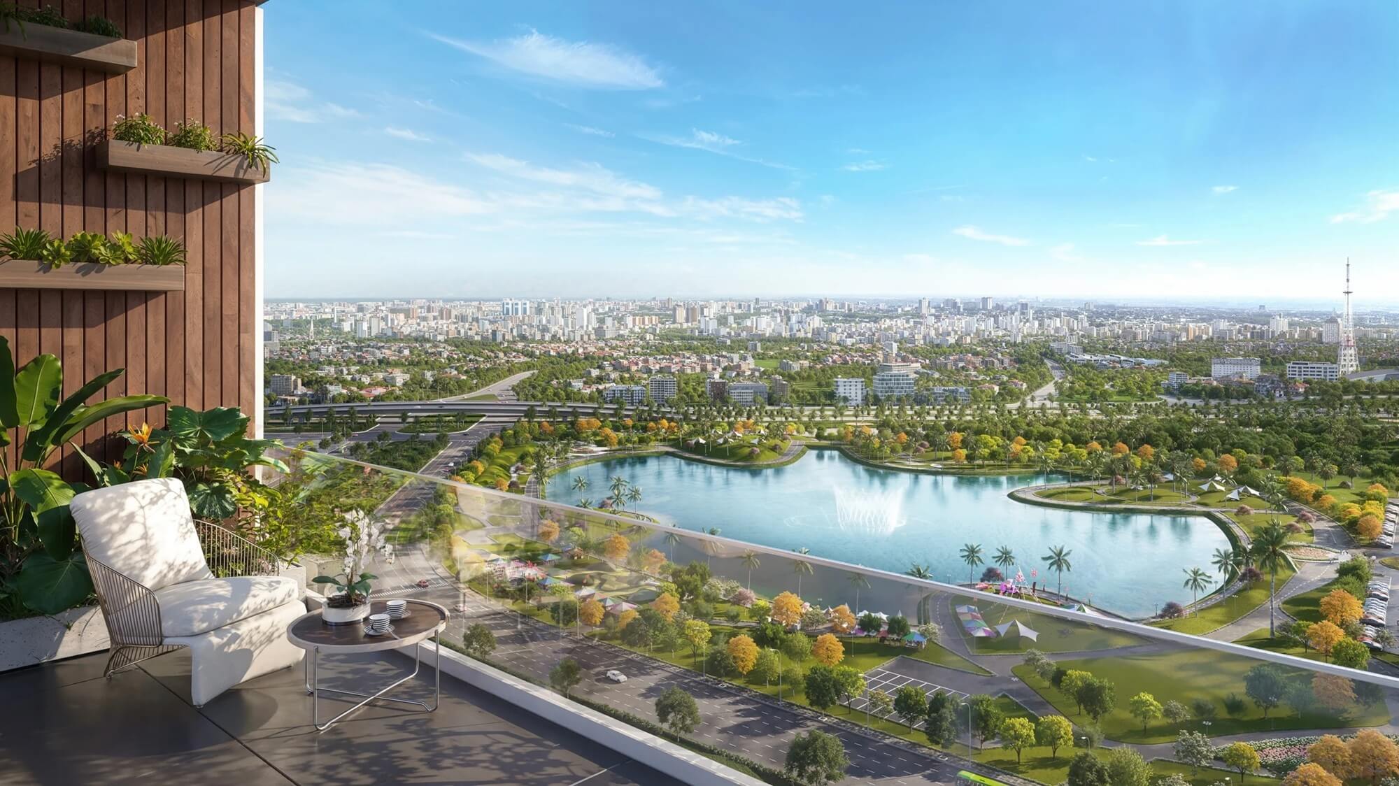 tiện ích dự án the magnolia private residences long biên