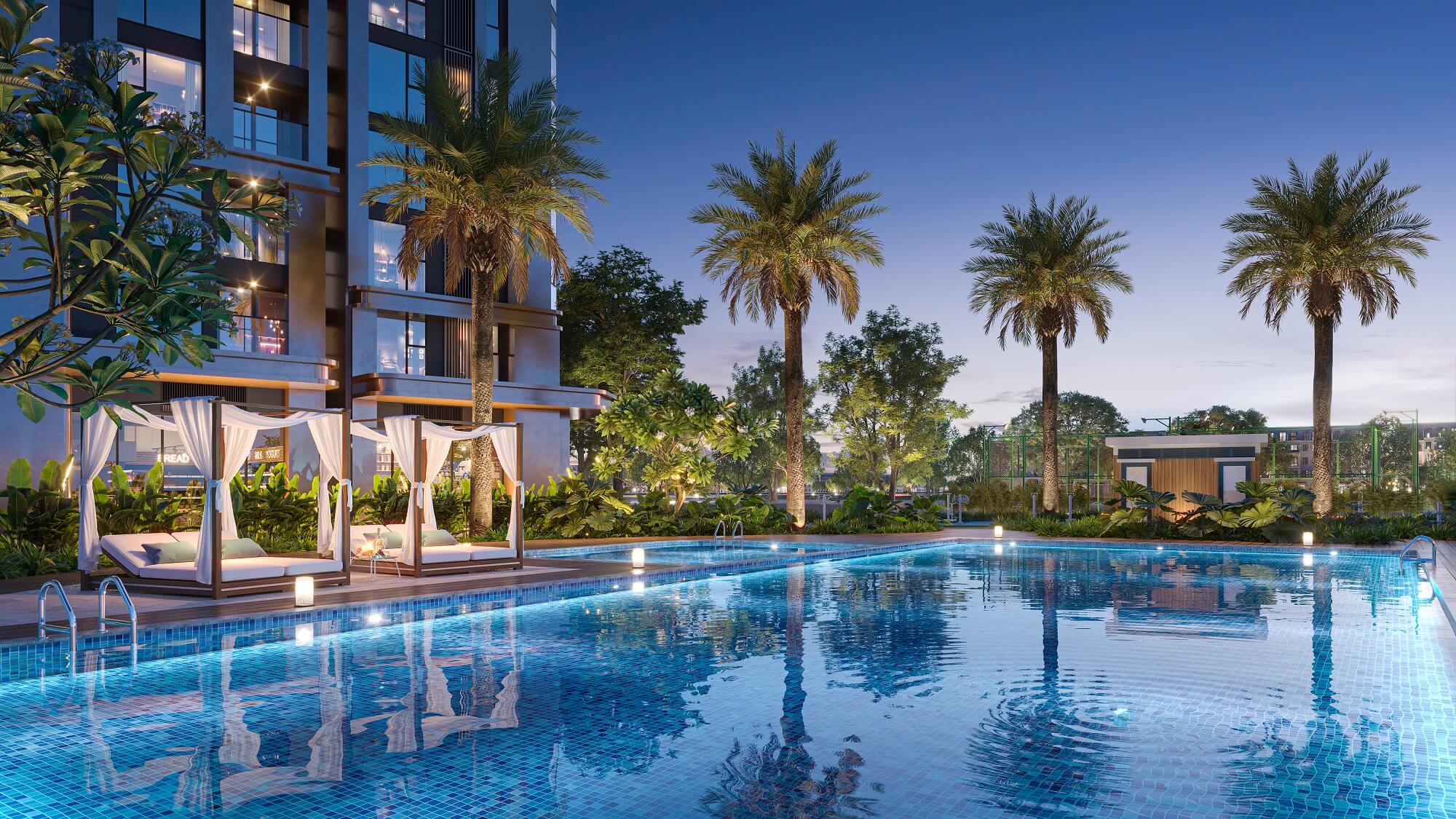 tiện ích dự án the magnolia private residences long biên