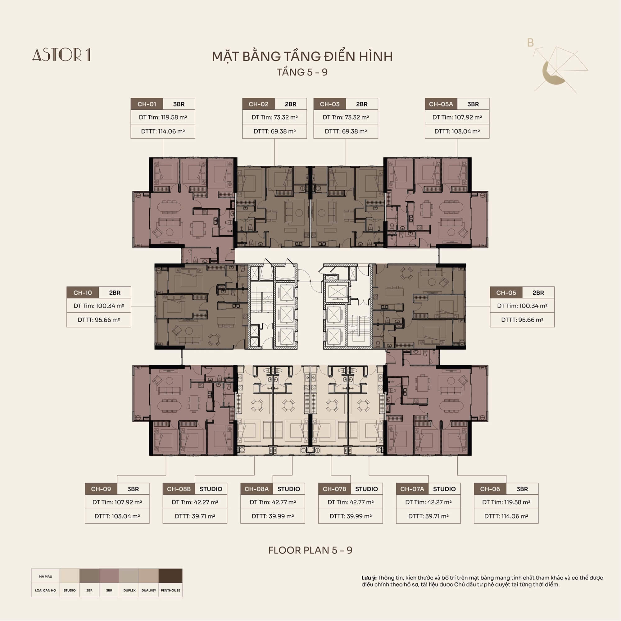 mặt bằng dự án astor 1 ia25 ciputra