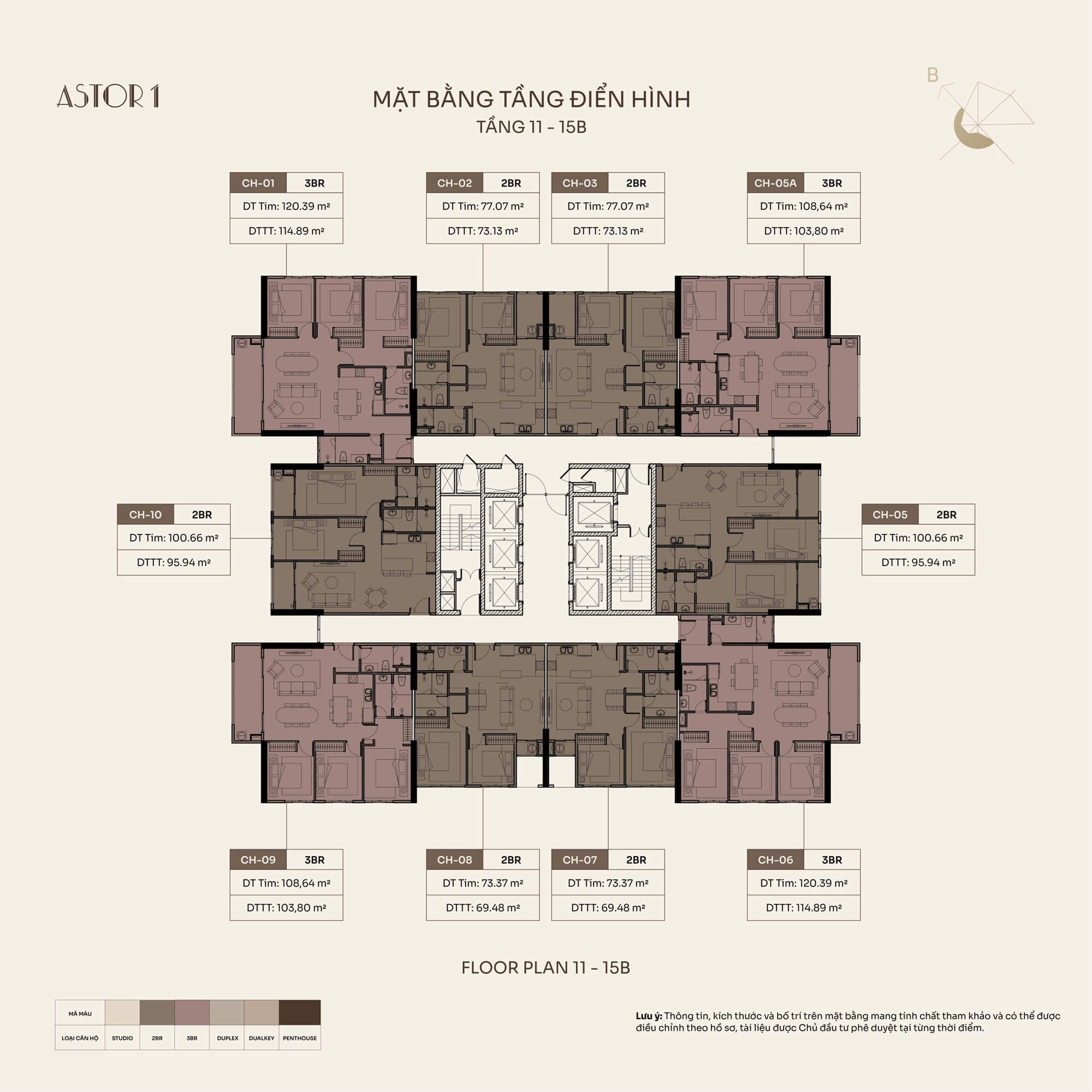 mặt bằng dự án astor 1 ia25 ciputra